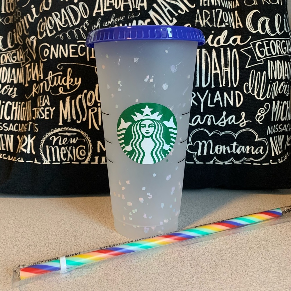 Starbucks Color Changing Confetti Cup